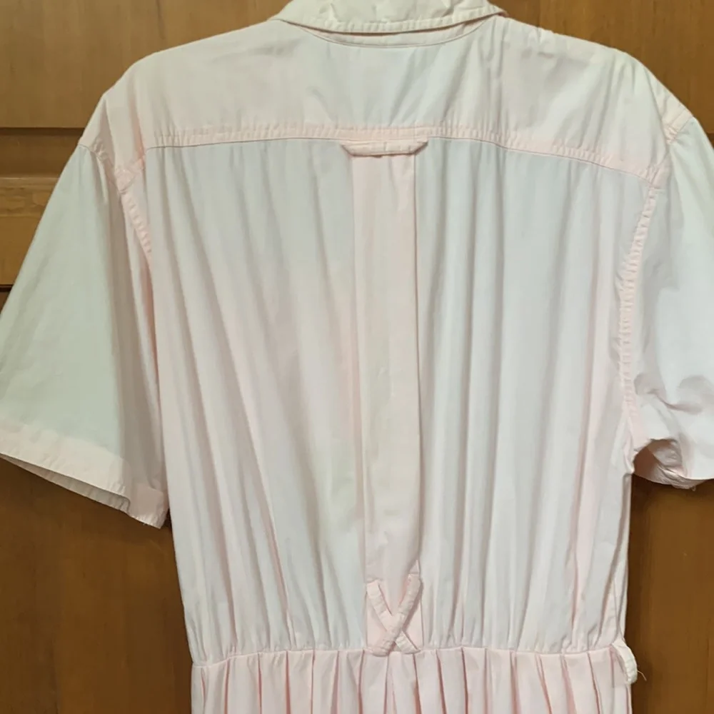 Vintage 50s Cotton Shirtwaist Dress - Picture 4 of 8